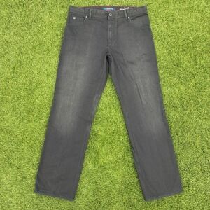 Alberto Modern Fit Revolution T400 Mens 38x33 Black Stretch Denim Jeans